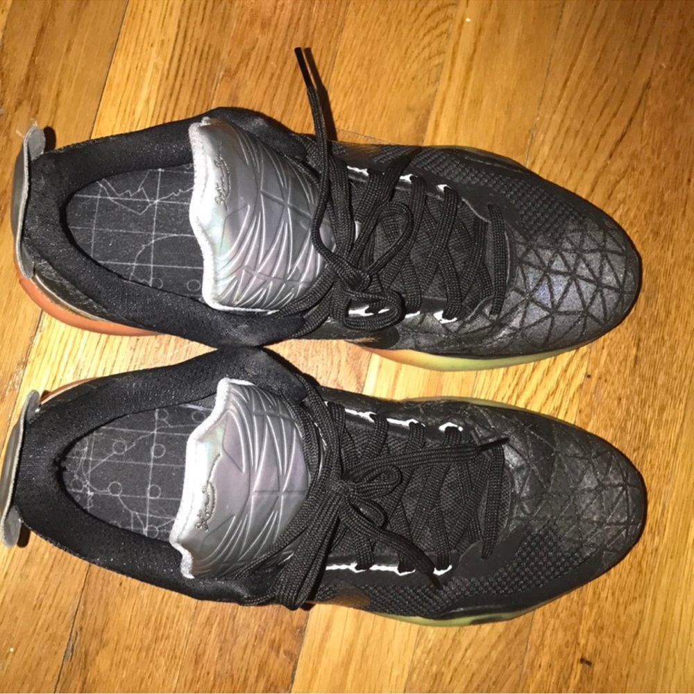 Black and Silver Kobe Sneakers